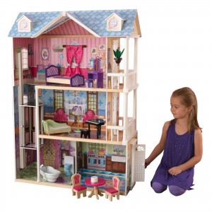 My Dreamy Dollhouse with 14-Piece Accessory Set by KidKraft